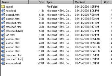 Windows Explorer example